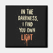 Suicide Awareness Depression Anxiety Mental Health Magnet (Vorne)