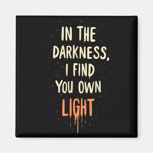 Suicide Awareness Depression Anxiety Mental Health Magnet (Vorne)