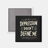 Suicide Awareness Depression Anxiety Mental Health Magnet (Vorderseite/Rückseite)