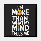 Suicide Awareness Depression Anxiety Mental Health Magnet (Vorne)