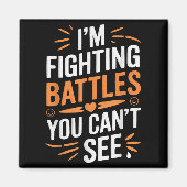 Suicide Awareness Depression Anxiety Mental Health Magnet (Vorne)