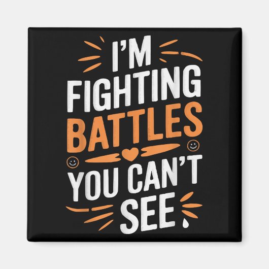 Suicide Awareness Depression Anxiety Mental Health Magnet (Vorne)