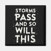 Suicide Awareness Depression Anxiety Mental Health Magnet (Vorne)