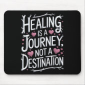 Suicide Awareness Depression Anxiety Mental Health Mousepad (Vorne)