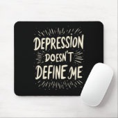 Suicide Awareness Depression Anxiety Mental Health Mousepad (Mit Mouse)