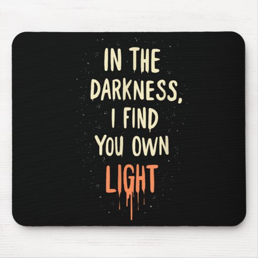 Suicide Awareness Depression Anxiety Mental Health Mousepad (Vorne)