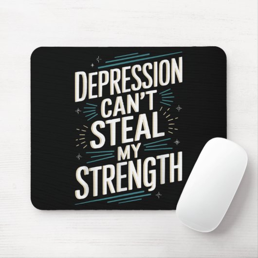 Suicide Awareness Depression Anxiety Mental Health Mousepad (Mit Mouse)