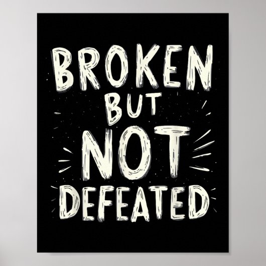 Suicide Awareness Depression Anxiety Mental Health Poster (Vorne)