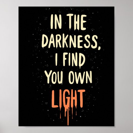 Suicide Awareness Depression Anxiety Mental Health Poster (Vorne)