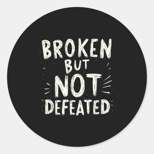 Suicide Awareness Depression Anxiety Mental Health Runder Aufkleber (Vorderseite)