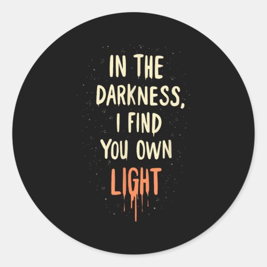 Suicide Awareness Depression Anxiety Mental Health Runder Aufkleber (Vorderseite)