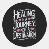 Suicide Awareness Depression Anxiety Mental Health Runder Aufkleber (Vorderseite)