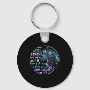 Suicide Awareness Native American Wolf Warrior Dre Schlüsselanhänger
