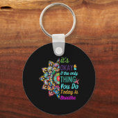 Suicide Awareness Semicolon 988 S 1  Schlüsselanhänger (Vorderseite)