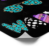 Suicide Awareness Shirt Messy Bun Hair Suicide Pre Poster (Ecke)