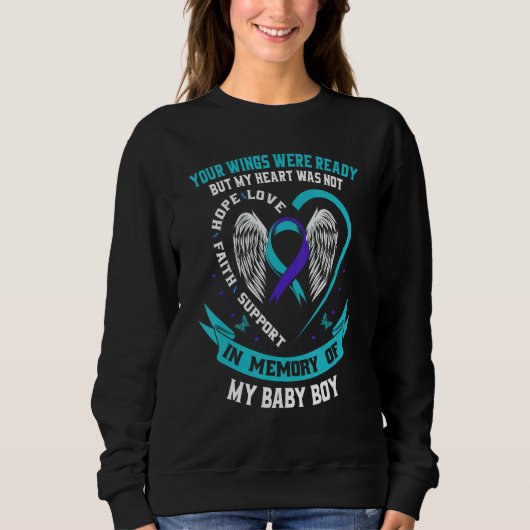 Suicide Awareness Shirt Son Baby Boy Mama Vater Pr (Vorderseite)