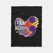 Suicide Awareness Shirt Suicide Prevention You Fleecedecke (Vorderseite)
