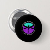 Suicide Awareness Suicide Prevention Suprt Survivo Button (Vorne & Hinten)