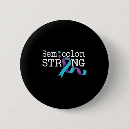 Suicide Awareness Suicide Prevention Suprt Survivo Button (Vorderseite)