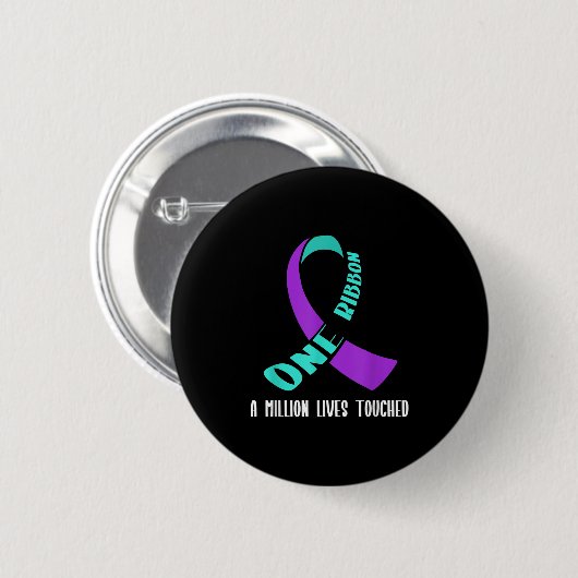 Suicide Awareness Suicide Prevention Suprt Survivo Button (Vorne & Hinten)