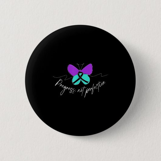 Suicide Awareness Suicide Prevention Suprt Survivo Button (Vorderseite)