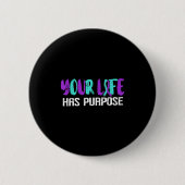 Suicide Awareness Suicide Prevention Suprt Survivo Button (Vorderseite)