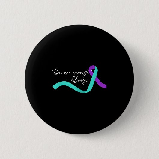 Suicide Awareness Suicide Prevention Suprt Survivo Button (Vorderseite)
