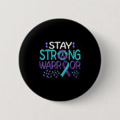 Suicide Awareness Suicide Prevention Suprt Survivo Button (Vorderseite)