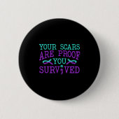 Suicide Awareness Suicide Prevention Suprt Survivo Button (Vorderseite)