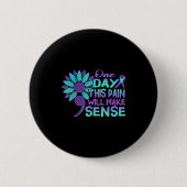 Suicide Awareness Suicide Prevention Suprt Survivo Button (Vorderseite)