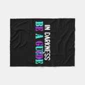 Suicide Awareness Suicide Prevention Suprt Survivo Fleecedecke (Vorderseite (Horizontal))