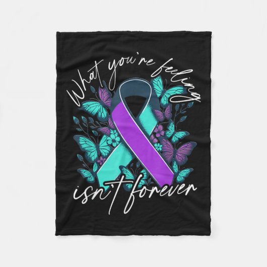 Suicide Awareness Suicide Prevention Suprt Survivo Fleecedecke (Vorderseite)