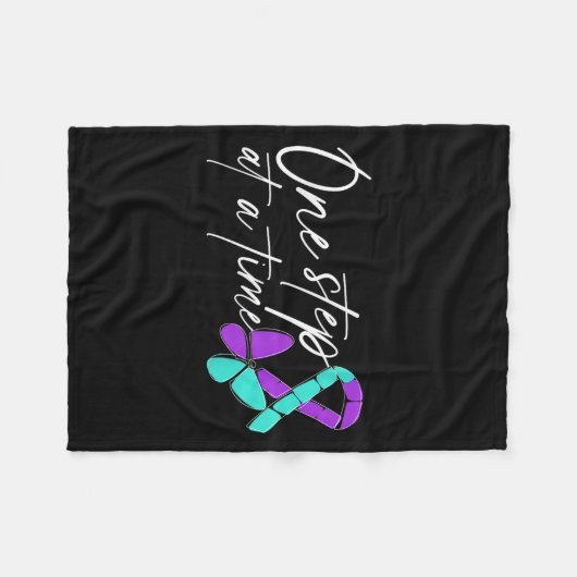 Suicide Awareness Suicide Prevention Suprt Survivo Fleecedecke (Vorderseite (Horizontal))