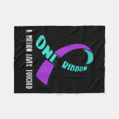 Suicide Awareness Suicide Prevention Suprt Survivo Fleecedecke (Vorderseite (Horizontal))