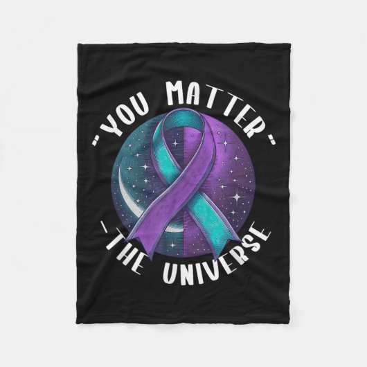 Suicide Awareness Suicide Prevention Suprt Survivo Fleecedecke (Vorderseite)