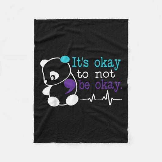 Suicide Awareness Suicide Prevention Suprt Survivo Fleecedecke (Vorderseite)