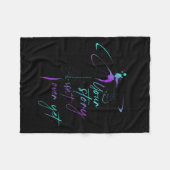 Suicide Awareness Suicide Prevention Suprt Survivo Fleecedecke (Vorderseite (Horizontal))