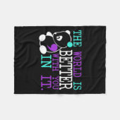 Suicide Awareness Suicide Prevention Suprt Survivo Fleecedecke (Vorderseite (Horizontal))