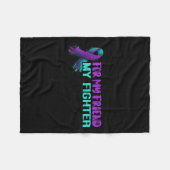 Suicide Awareness Suicide Prevention Suprt Survivo Fleecedecke (Vorderseite (Horizontal))