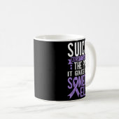 Suicide Awareness Suicide Prevention Suprt Survivo Kaffeetasse (VorderseiteRechts)