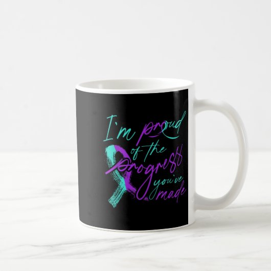 Suicide Awareness Suicide Prevention Suprt Survivo Kaffeetasse (Rechts)