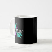 Suicide Awareness Suicide Prevention Suprt Survivo Kaffeetasse (Vorderseite Links)