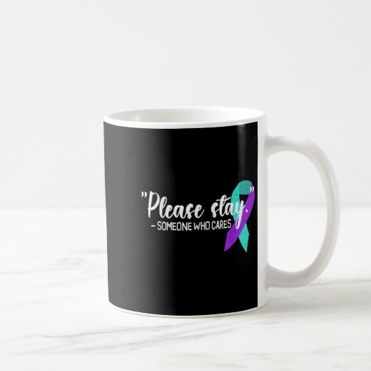 Suicide Awareness Suicide Prevention Suprt Survivo Kaffeetasse (Rechts)