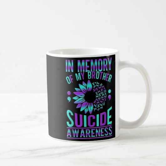 Suicide Awareness Suicide Prevention Suprt Survivo Kaffeetasse (Rechts)