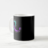 Suicide Awareness Suicide Prevention Suprt Survivo Kaffeetasse (Vorderseite Links)