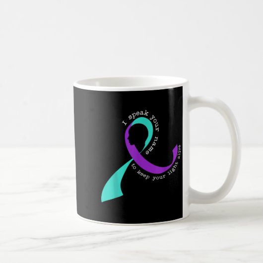 Suicide Awareness Suicide Prevention Suprt Survivo Kaffeetasse (Rechts)