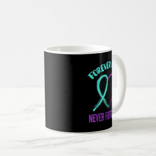 Suicide Awareness Suicide Prevention Suprt Survivo Kaffeetasse (VorderseiteRechts)