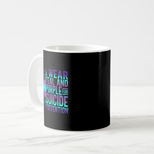 Suicide Awareness Suicide Prevention Suprt Survivo Kaffeetasse (Vorderseite Links)
