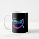 Suicide Awareness Suicide Prevention Suprt Survivo Kaffeetasse (Links)