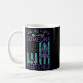 Suicide Awareness Suicide Prevention Suprt Survivo Kaffeetasse (Links)